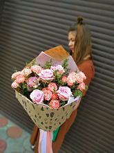 Букет цветов из:  Розы #REPLACE_PRED# Новомарьевской